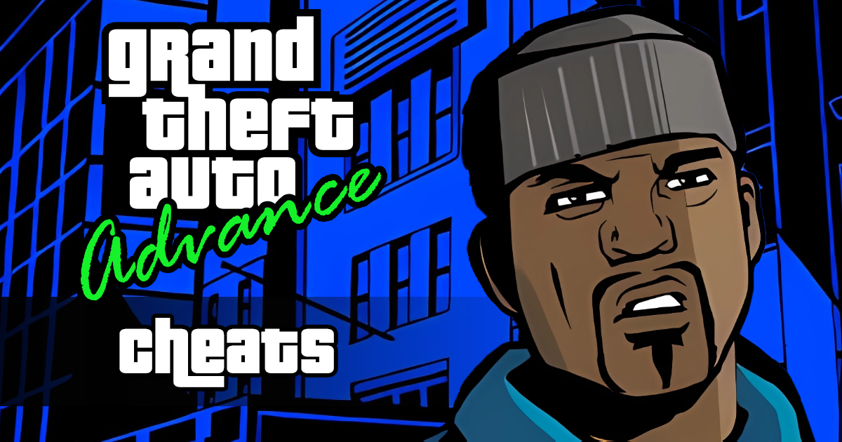 Читы Grand Theft Auto Advance: Все коды (GBA)