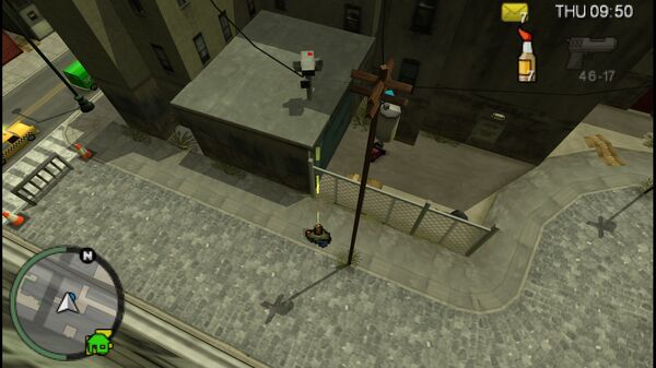 Место расположения камеры наблюдения №41 в GTA Chinatown Wars, которую нужно уничтожить, находится на крыше здания в Восточном Холланде.