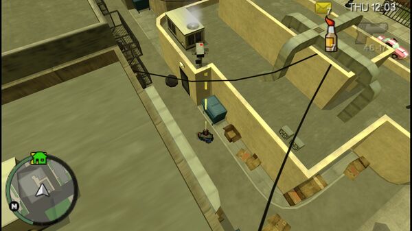 Место расположения камеры наблюдения №44 в GTA Chinatown Wars, которую нужно уничтожить, находится за клубом Linen Lounge в Северном Холланде.