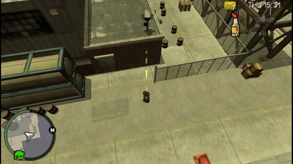 Место расположения камеры наблюдения №49 в GTA Chinatown Wars, которую нужно уничтожить, находится на крыше небольшого здания в Нортвуде.