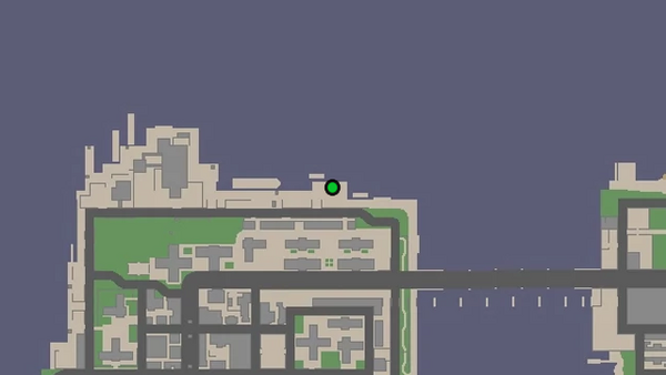 Расположение камеры безопасности №50 для уничтожения на карте GTA Chinatown Wars, находится на контейнере на строительной площадке в Нортвуде.