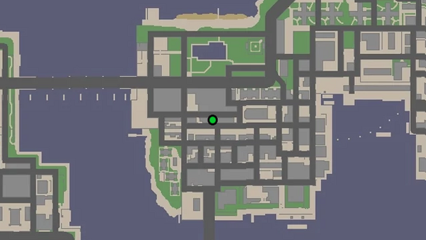 Расположение камеры безопасности №53 для уничтожения на карте GTA Chinatown Wars, находится на пониженном крыше в Фортсайде, Бохан.