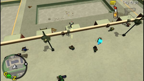 Место расположения камеры наблюдения №68 в GTA Chinatown Wars, которую нужно уничтожить, находится у бассейна в парке Стайнвей.