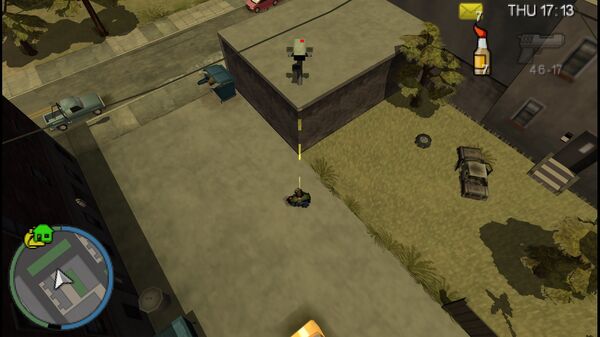 Местоположение камеры безопасности №95 в GTA Chinatown Wars для уничтожения, находится на крыше небольшого здания в Хоув Бич.