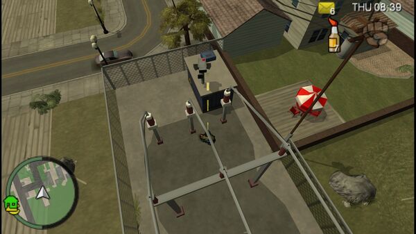 Местоположение камеры безопасности №99 в GTA Chinatown Wars для уничтожения, находится на крыше электрической подстанции в Бичгейте.