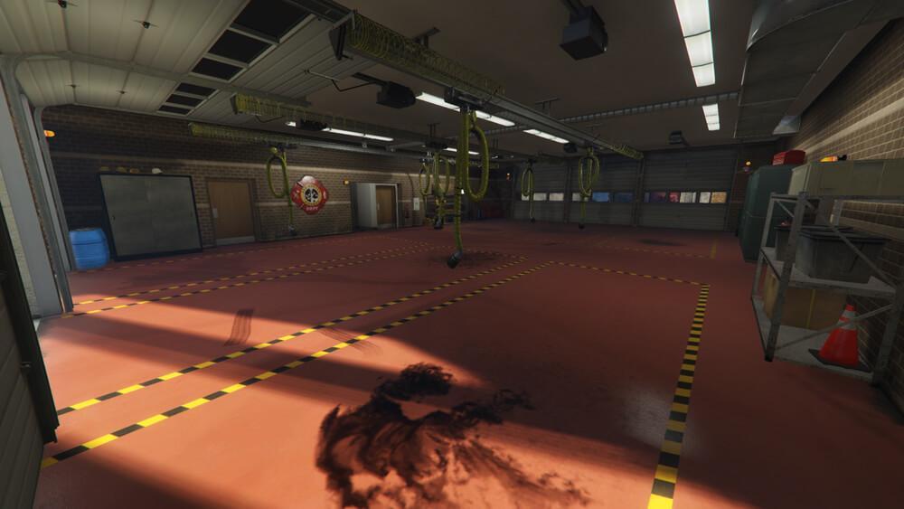 интерьер пожарной станции Дэвис