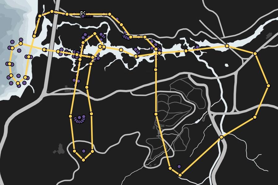 Deluxo Взлёт Гонка на спецтехнике: Deluxo - Крестинг (карта)