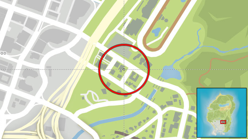 Downtown Cab Co. - Местоположение на карте в GTA V