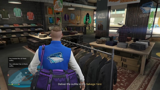 Задача: Костюмы LS Panic GTA Online - Миссия на свалке