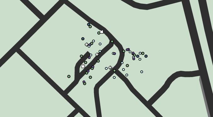 Карта Farmland Командный бой насмерть: Карта Фермерских угодий