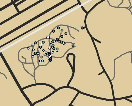 Карта Grit Командный бой насмерть: Карта Грязь