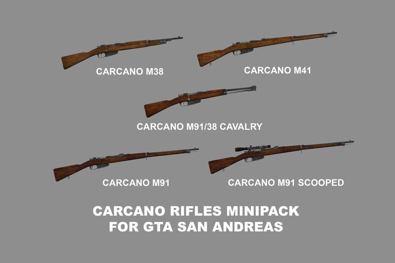Carcano Rifles Minipack