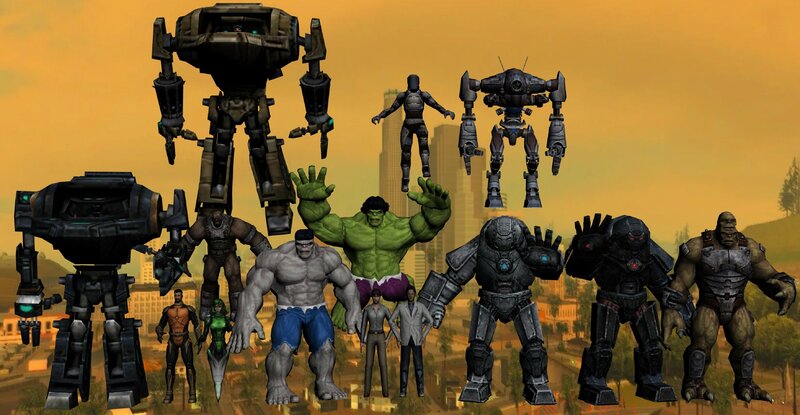 The Incredible Hulk Skins