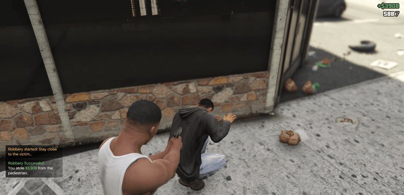 Ped Robbery