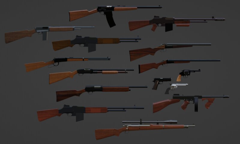 The Highwaymen Weapons Pack