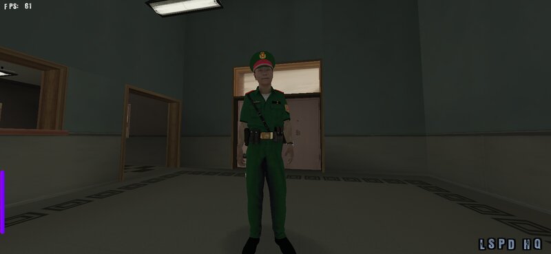 Vietnamese Traffic Police And People's Police For Mobile
