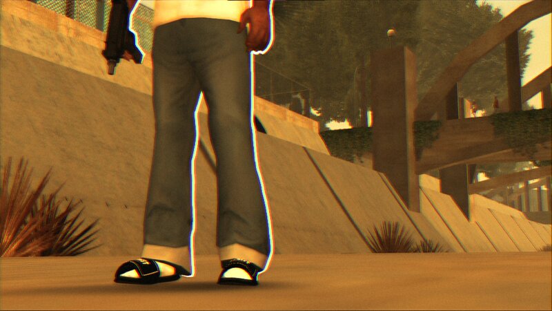Loose Cuffed Jeans