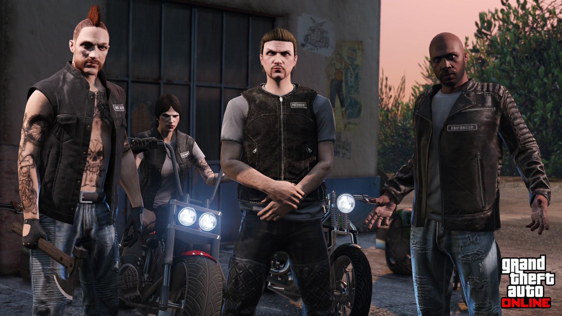 GTAOnline 13603 Мотоциклисты Zombie Chopper Wolfsbane