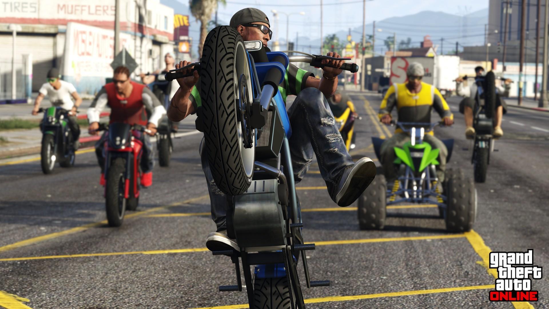 GTAOnline 13610 Мотоциклисты Manchez StreetBlazer