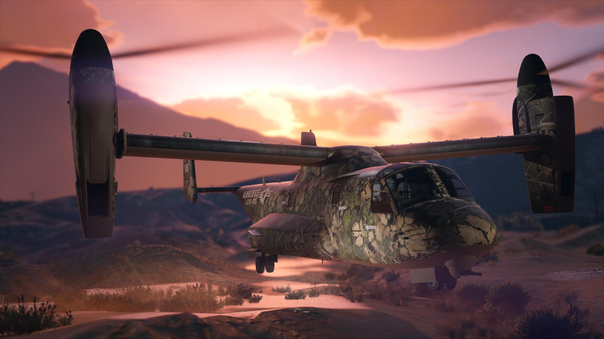 GTAOnline 14425 AfterHours Окрас Avenger HuntingCamo