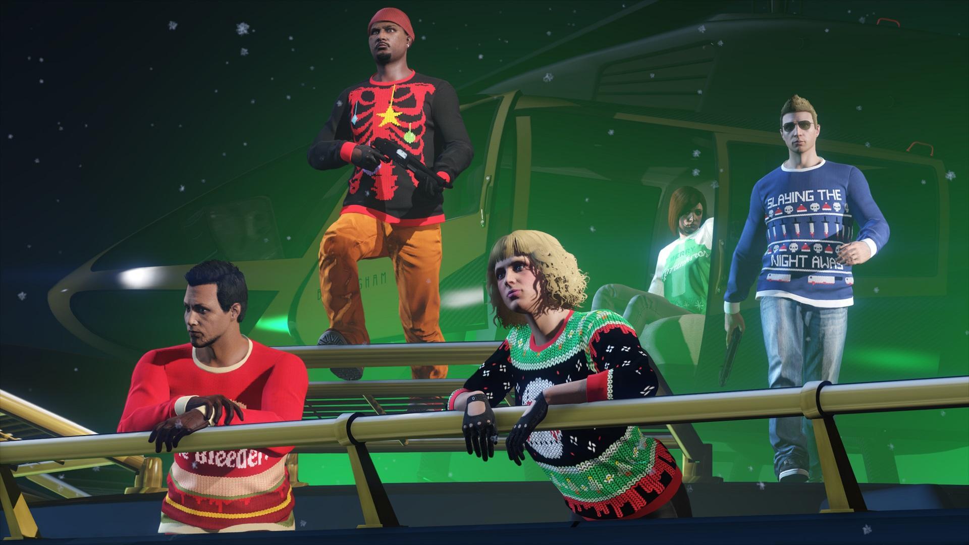 GTAOnline 14611 Свитер Festive2018