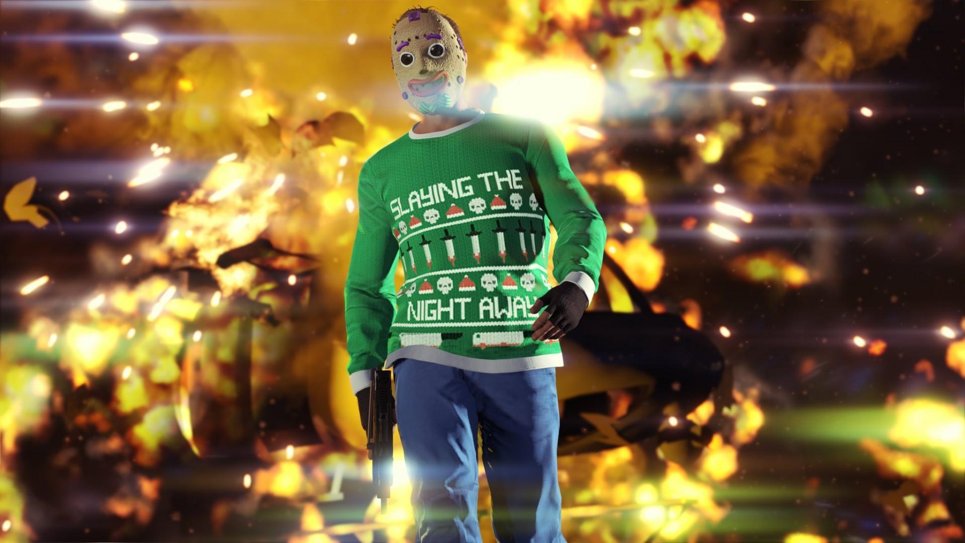 GTAOnline 14612 Свитер Festive2018