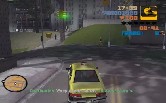 Таксист - Руководство по побочным миссиям GTA 3