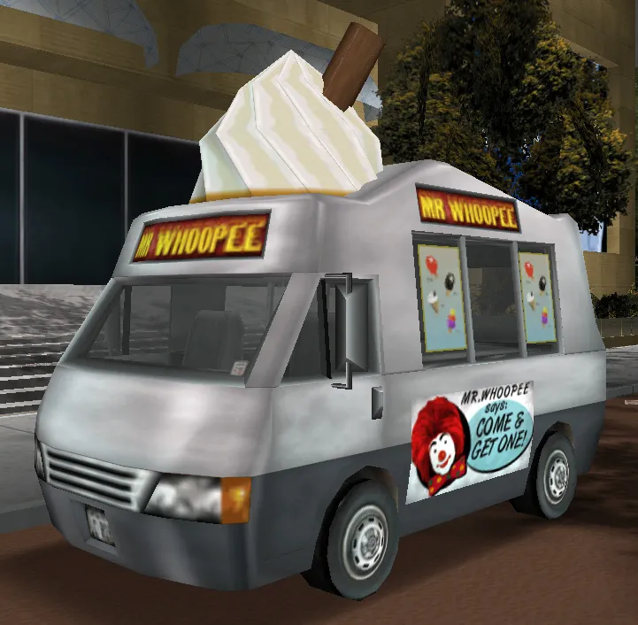 Mr. Whoopee - характеристики транспорта GTA 3, локации, как получить