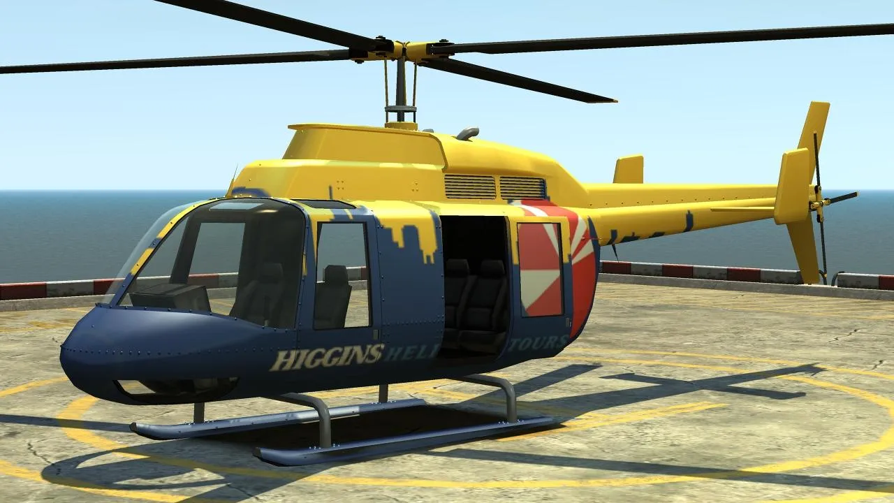 Helitours Maverick - характеристики транспорта GTA 4 (GTA IV, TLaD и TBoGT)