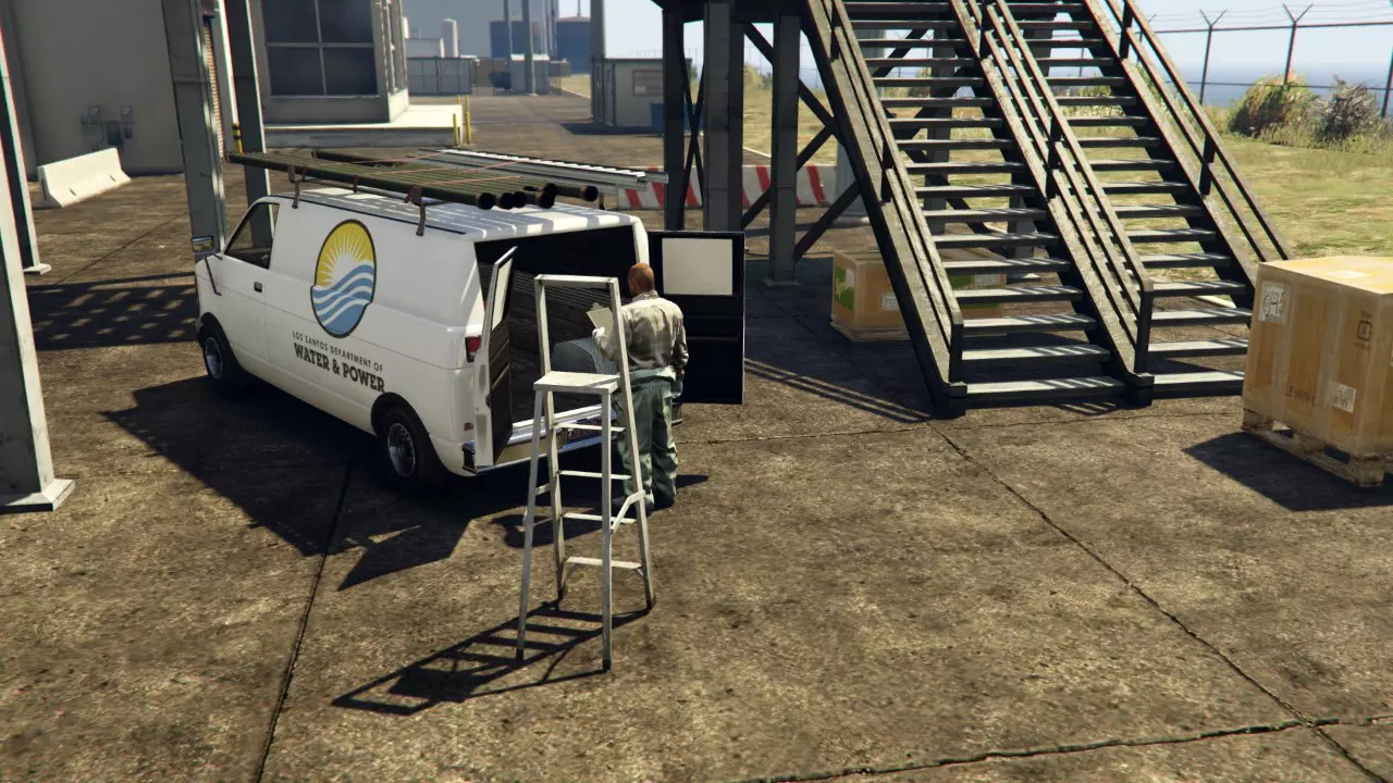 Большая афера: Снаряжение службы техобслуживания Часть 1 GTA Online