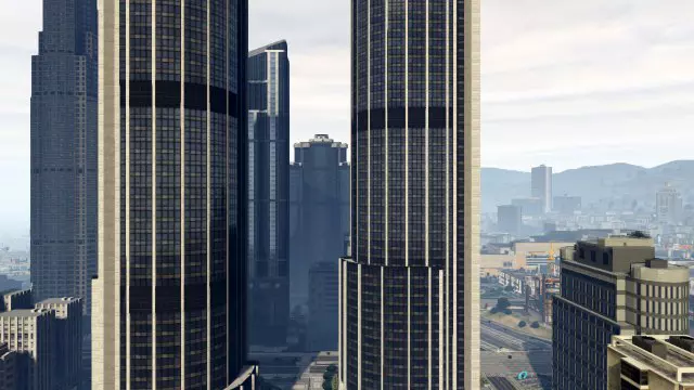 Воздушная гонка: Даунтаун — гонка GTA Online