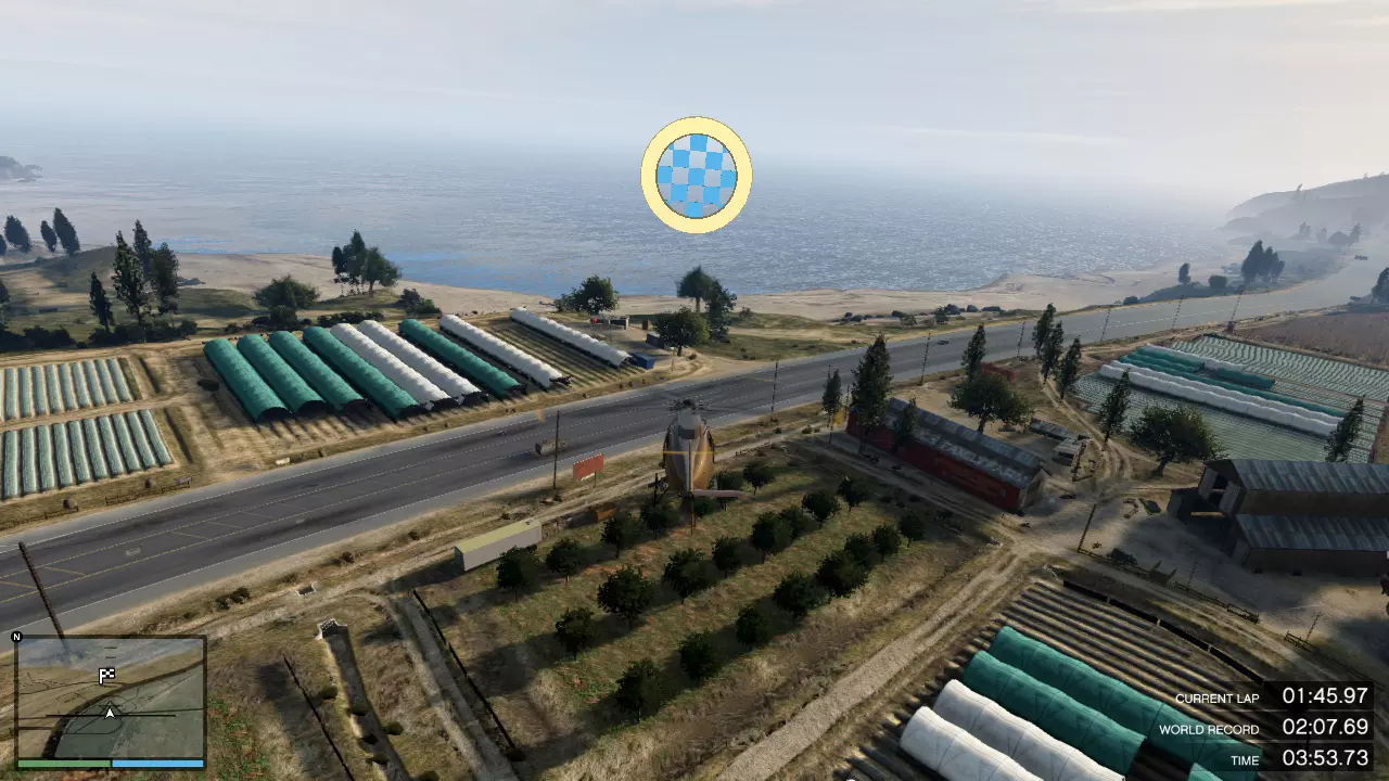 Воздушная гонка: Держаться на расстоянии — гонка GTA Online