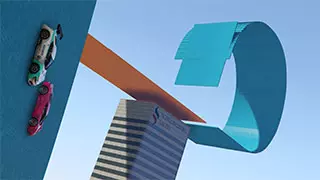 Трюковая гонка - Петля центра города GTA Online Гонка