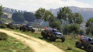 Наземная гонка: Болотный монстр GTA Online гонка