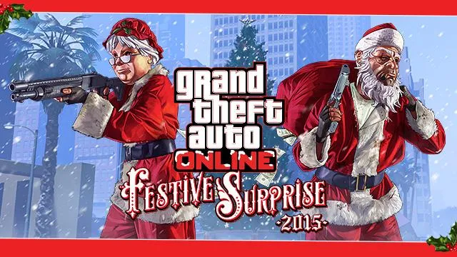 GTA Online: Праздничный сюрприз 2015 - Рождественские бонусы - Обновления GTA 5 и GTA Online