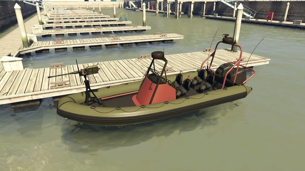 Лучшие лодки GTA 5 - Вооружённая Dinghy