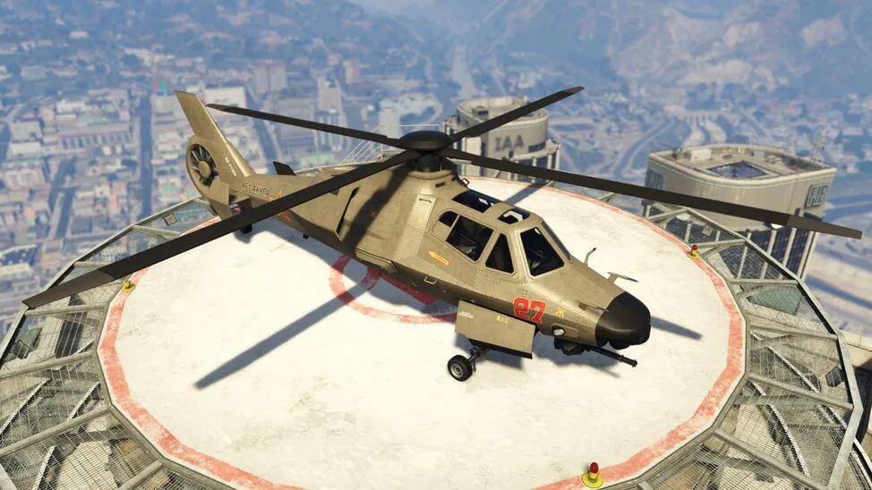 Лучшие вертолёты GTA 5 - Акулa