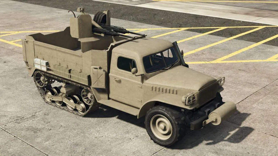 Лучшие Военные Транспортные Средства GTA 5 - Полугусеничный