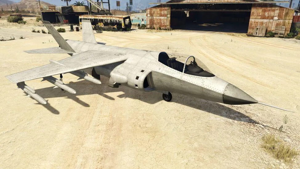 Лучшие самолёты GTA 5 - Hydra