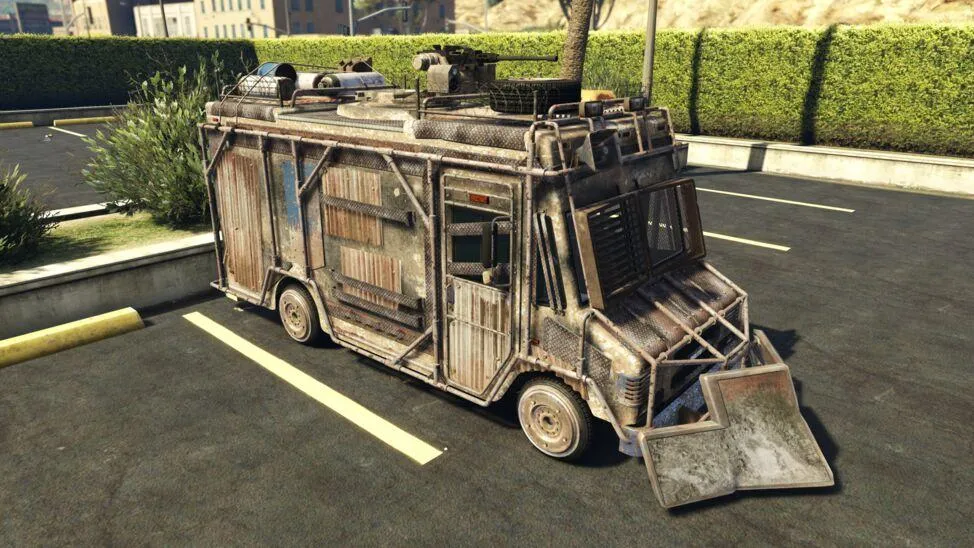 Лучшие фургоны GTA 5 - Бронированный Boxville