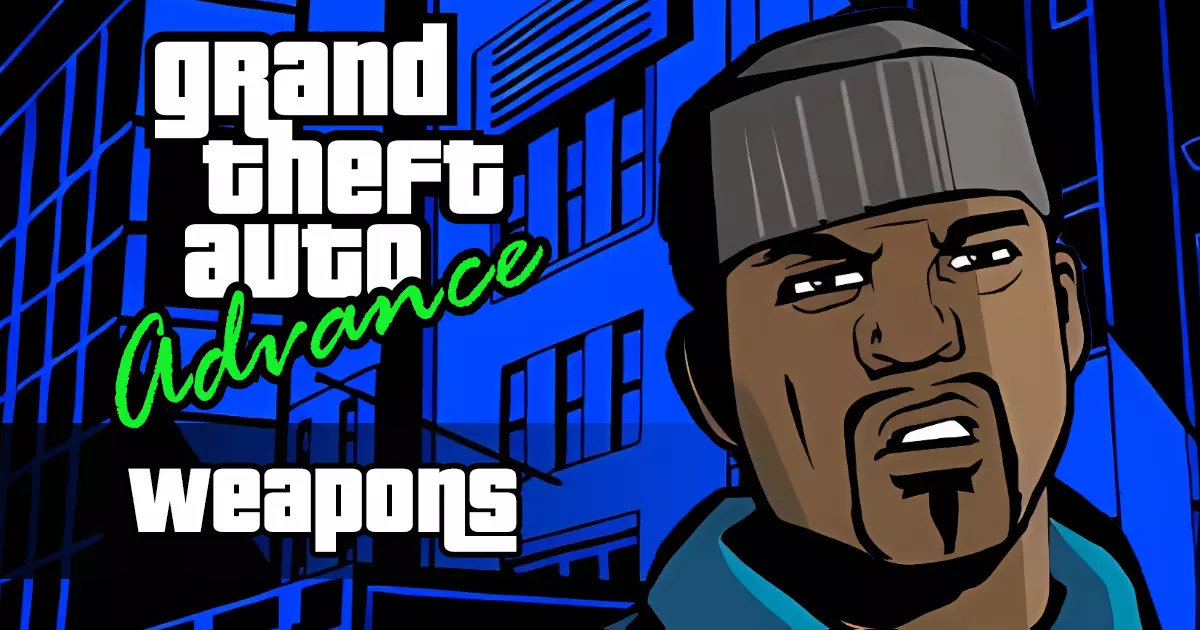 Grand Theft Auto Advance (GBA): Полный список оружия - База данных оружия