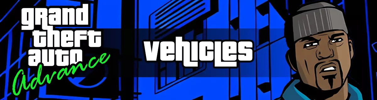 Grand Theft Auto Advance (GBA): Полный список транспортных средств и машин - База данных транспорта