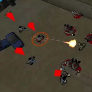 Изображение гангстеров Мидтауна в игре Grand Theft Auto: Chinatown Wars