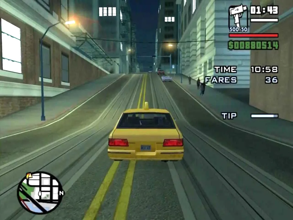 Таксист - Руководство по побочным миссиям GTA San Andreas