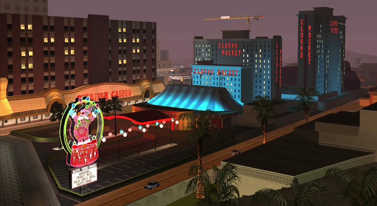 GTA San Andreas 100% прохождение - номер в отеле Клоуна