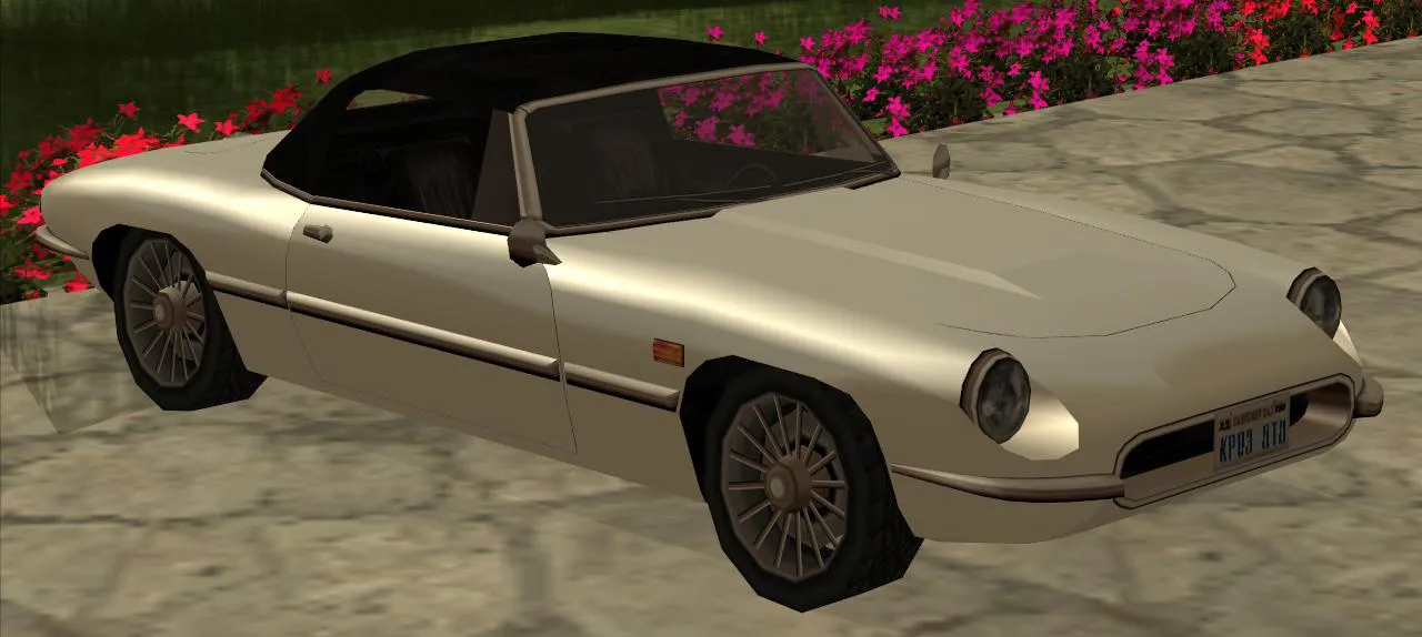 Виндзор - характеристики и места спавна транспорта в GTA San Andreas