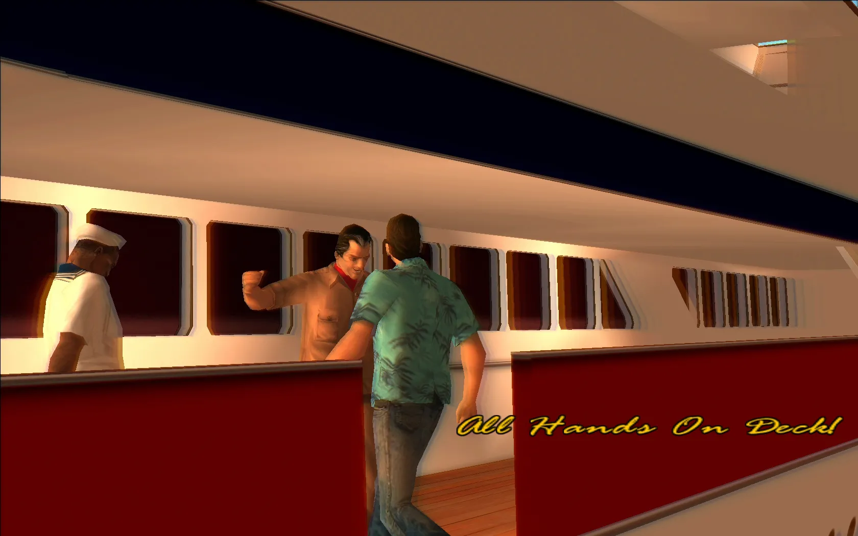 Всем на палубу! - Руководство и прохождение миссии GTA Vice City