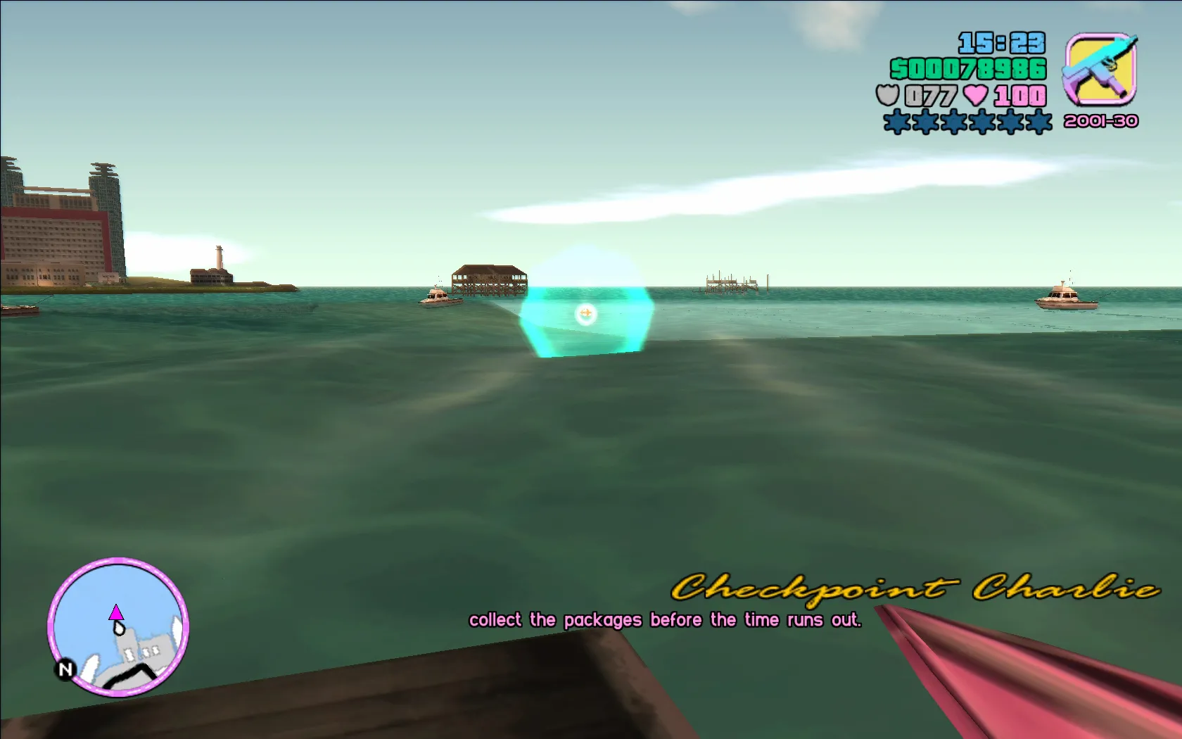 Чекпойнт Чарли - Руководство и прохождение миссии GTA Vice City