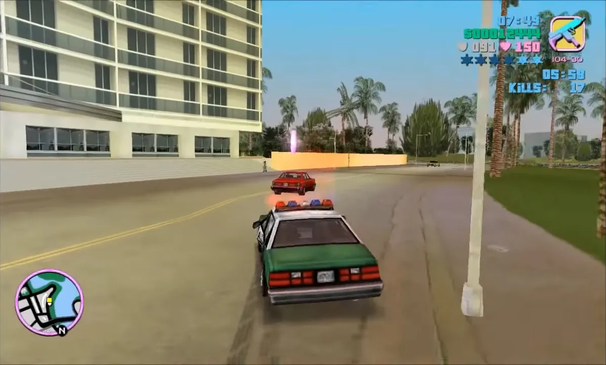 Вигиланте - Руководство по побочным миссиям GTA Vice City