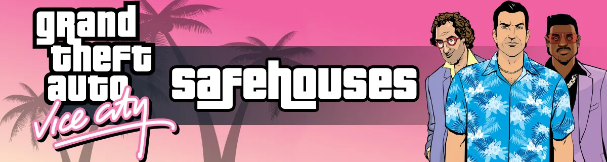 Недвижимость GTA Vice City: Список убежищ